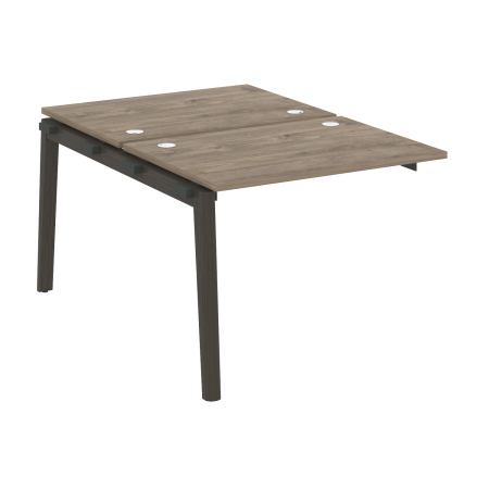 Наборный элемент рабочей станции на деревянных опорах Onix Wood OW.2.NRS-1.7 980x1475x750 (Тиквуд Темный/Дуб Темный)