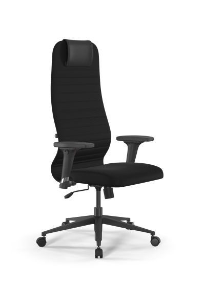 Кресло для руководителя Метта Sit 8 B1-10D - UMF(X1) /Uh02/Wh00/D02P(M09.B11.G19.W02) (Черный)