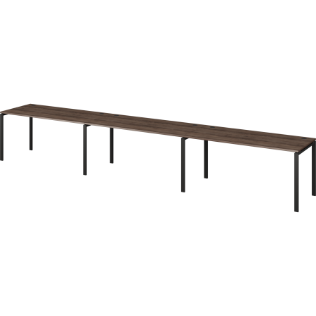 Бенч линейный на 3 рабочих места Арго-М АМБЛ-004-3 4800x730x760 (Лагос/Антрацит)