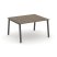 Стол переговорный SN-6A.SPRG-032.3 (1180х1180х750) (Тиквуд Светлый/Металл Антрацит)