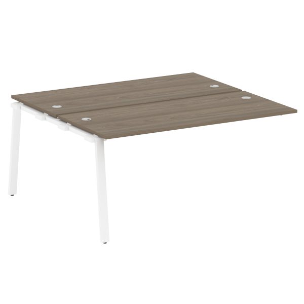 Проходной наборный элемент рабочей станции Metal System Style БА.ПРС-СП-2.4 1600x1475x750 (Вяз/Белый металл)