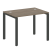 Стол письменный Metal System Style БП.СП-1 1000x720x750 (Дуб Наварра/Серый металл)
