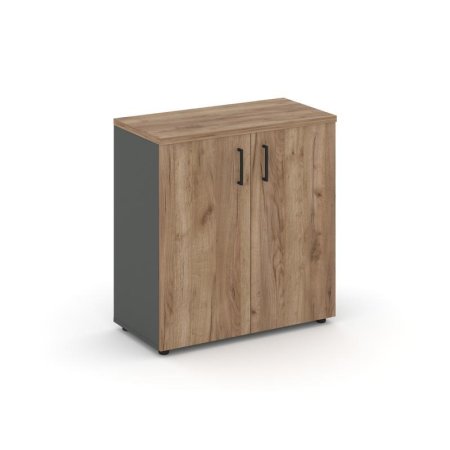 Шкаф низкий широкий SN.STS.E-301 (796х400х833) (Антрацит/Дуб Табак)