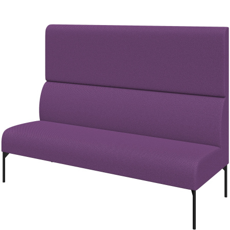 Диван Бридж. Модуль 3-местный высокий. (Модуль 3-местный высокий sweet_rose_violet)