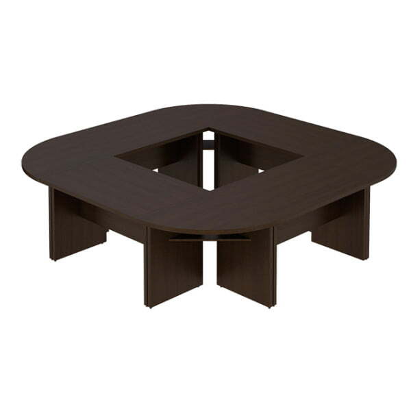 Стол переговорный составной Борн B 305-002 2800x2800x750 (Венге)