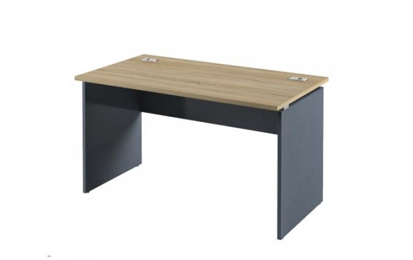 Стол письменный с заглушками Инновация I-24 1350х750х750 (Дуб сонома/Антрацит)