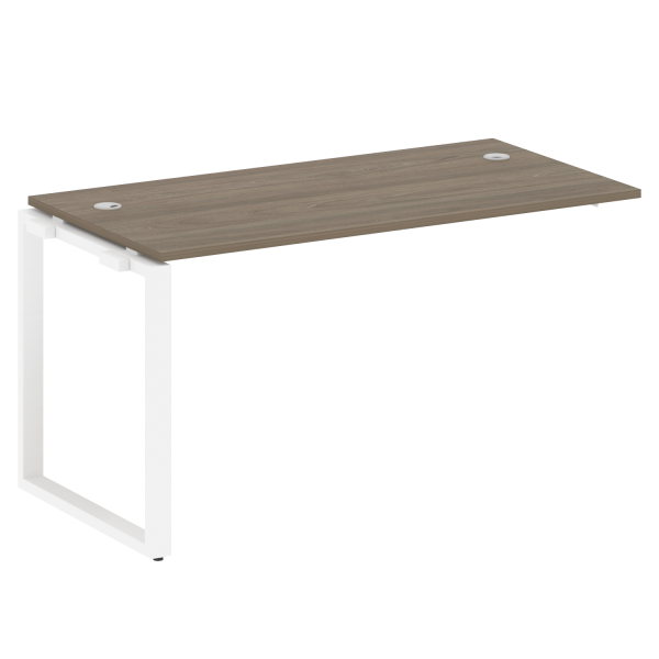 Проходной наборный элемент рабочей станции Metal System Style БО.ПРС-СП-1.3 1400x720x750 (Вяз/Белый металл)