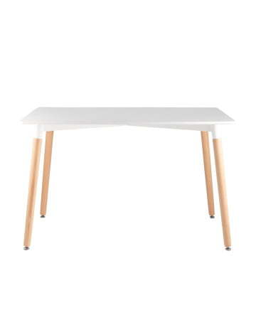 Стол Oslo Rectangle WT белый (Стол обеденный OSLO белый)