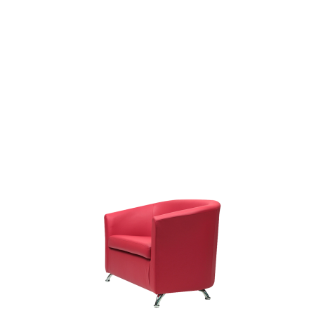 Диван офисный Коломбо (С-100) 2-х местный (Розовый)