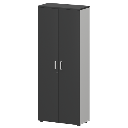 Шкаф Смарт СМШ-58Д Тип2 792x380x1990 (Белый/Графит)