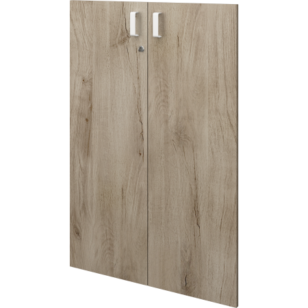 Дверь Смарт белые ручки СМД-38.Ф 784x18x1158 (Кронберг)