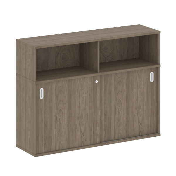 Шкаф-купе приставной Metal System Style Б.ШК-2 Т 1475x410x1098 (Вяз Благородный)