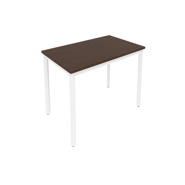 Стол письменный на металлокаркасе Slim С.СП-3.1 980x600x750 (Венге Цаво/Белый металл)