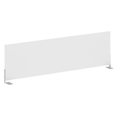 Экран боковой L1235мм Metal System Style Б.ЭКР-123 1235x18x348 (Белый/Серый металл)