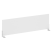 Экран боковой L1235мм Metal System Style Б.ЭКР-123 1235x18x348 (Дуб Наварра/Белый металл)