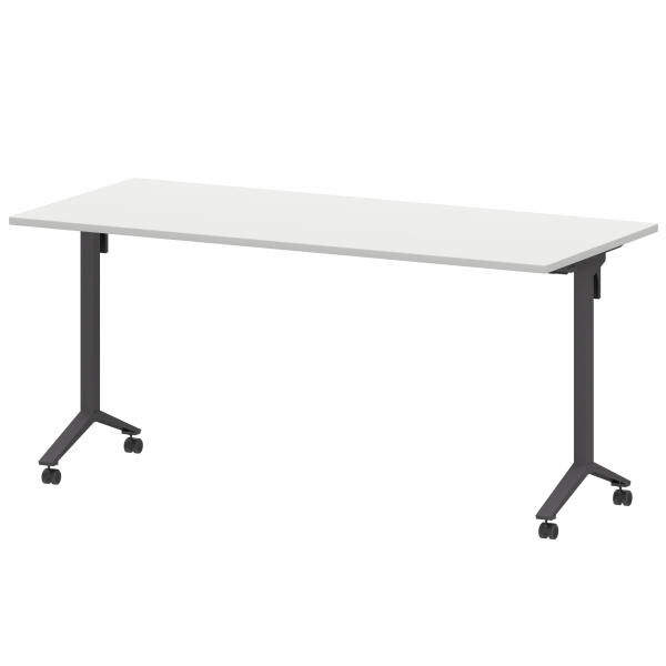 Стол мобильный складной Моби МБ22-160.70 1600x700x750 (Белый/Антрацит)