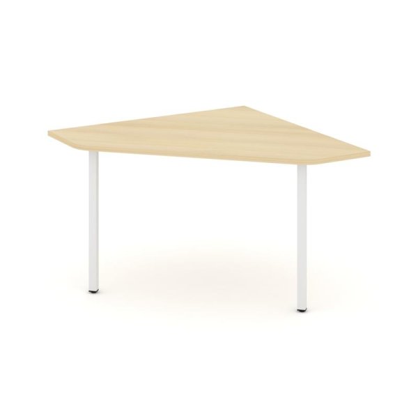 Угловой элемент переговорного стола SN-4.UPRG-031 (1180х1180х750) (Акация Лорка/Металл Белый)
