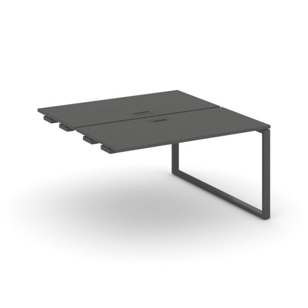 Стол-приставка к опорным элементам SN-6O.DPRS-004 (1580х1232х750) (Антрацит/Металл Антрацит)