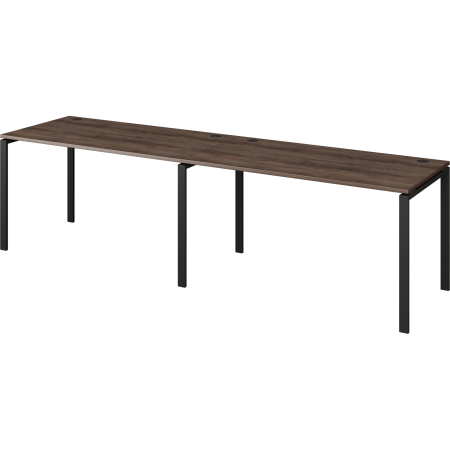 Бенч линейный на 2 рабочих места Арго-М АМБЛ-003 2800x730x760 (Лагос/Антрацит)