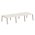 Рабочая станция на 6 рабочих места на А-образном м/к Metal System Style БА.СМ-6.2 3600x1475x750 (Дуб наварра/Серый металл)