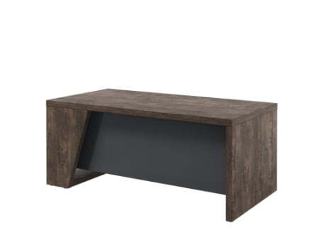 Стол руководителя прямой Torston T-118Л 1800x900x750 (Дуб Бунратти/Антрацит)