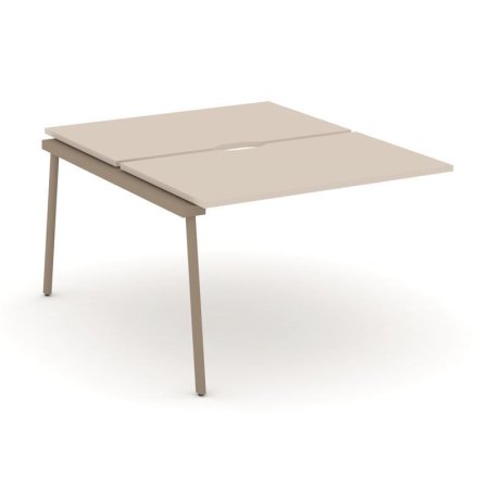 Двойной наборный элемент рабочей станциии ES.2.NRS-2-VP (1180х1500х750) (Капучино/Металл Латте)