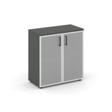 Шкаф низкий широкий SN.STS.E-303 (796х400х833) (Антрацит/Сатин)