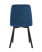 Стул Oliver Square велюр синий (Стул Oliver синий)