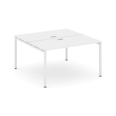 Рабочая станция 2-х сторонняя SN-4P.DRS-021 (980х1632х750) (Белый/Металл Белый)
