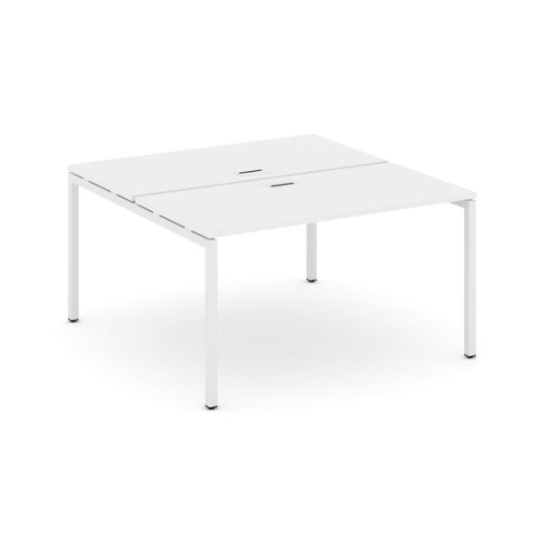 Рабочая станция 2-х сторонняя SN-4P.DRS-021 (980х1632х750) (Белый/Металл Белый)