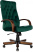 Кресло руководителя T-9928WALNUT Fabric зеленый Italia Green крестов. металл/дерево (Зеленый)