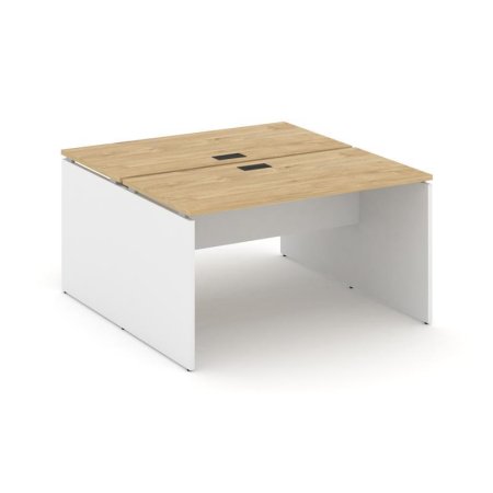Рабочая станция 2-х сторонняя SN-D.DRS-003 (1380х1232х750) (Тиквуд Светлый/Белый)