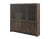 Шкаф для документов трехсекционный, левый Torston T-33-16л 2200x520x2120 (Дуб Бунратти/Антрацит)