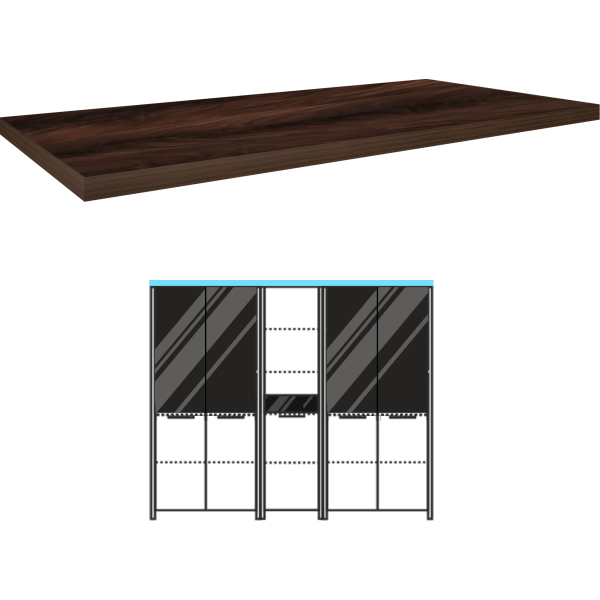 Топ Акцент КТ-75.38 2180x441x38 (Лагос)