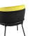 Стул Дабл велюр черный с желтой вставкой (Стул Дабл черный, желтый)