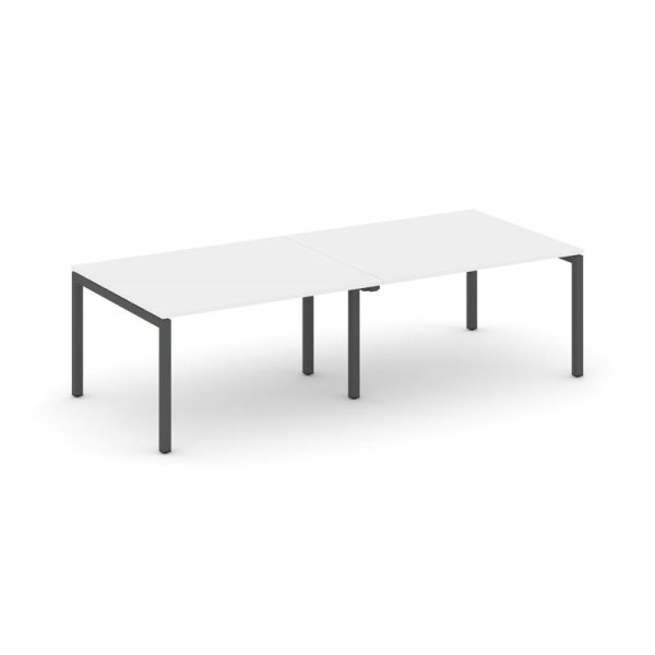 Стол переговорный SN-5P.SPRG-044.3 (3160х1180х750) (Белый/Металл Антрацит)