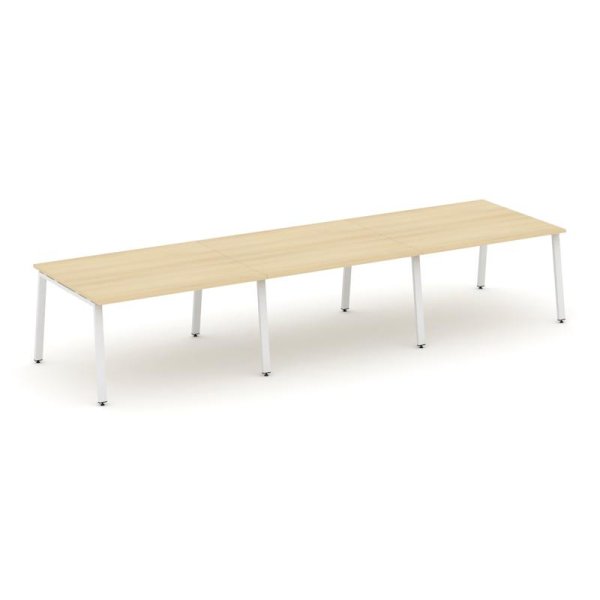 Стол переговорный SN-6A.SPRG-054.3 (4740х1180х750) (Акация Лорка/Металл Белый)