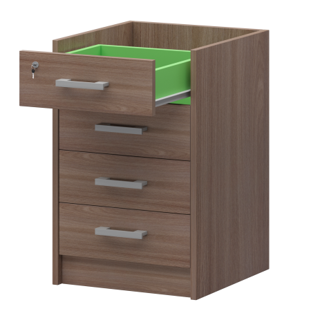 Корпус тумбы приставной Арго АТ-05 440x450x740 (Темный шимо)