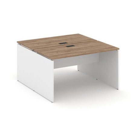 Рабочая станция 2-х сторонняя SN-D.DRS-001 (980х1232х750) (Дуб Табак/Белый)