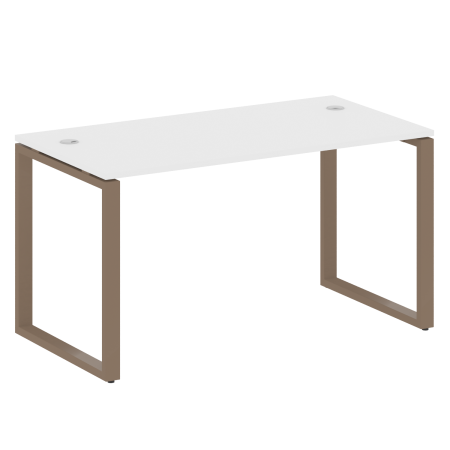 Стол письменный Metal System Style БО.СП-3 1400x720x750 (Белый/Мокко металл)