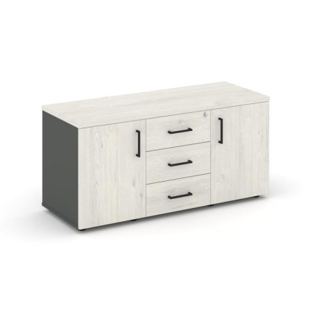 Тумба для оргтехники/сервисная SN.TS-002 (1206х460х576) (Антрацит/Дуб Наварра)