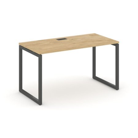 Стол письменный SN-4O.SP-021 (980х800х750) (Тиквуд Светлый/Металл Антрацит)