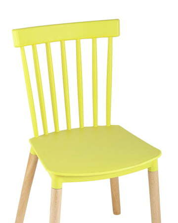 Стул Field пластик желтый (Стул пластиковый Field желтый)