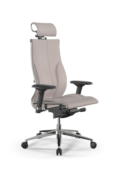 Кресло для руководителя Метта Samurai B2-10D - Infinity /Kc06/Nc06/D04P/H2cL-3D(M26.B32.G25.W03) (Светло-бежевый)