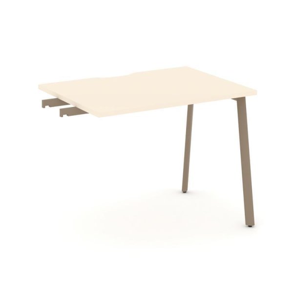 Стол приставка к опорным тумбам ES.SPR-1-VP (980х730х750) (Сатин/Металл Латте)