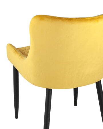 Стул Ститч велюр оранжевый (Стул Ститч оранжевый)