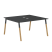 Двухместная рабочая станция Forta FWST 1313 1380x733x1370 (Дуб Гамильтон/Черный графит)