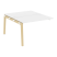 Наборный элемент рабочей станции на деревянных опорах Onix Wood OW.2.NRS-2.7 1180x1475x750 (Тиквуд Светлый/Дуб Темный)