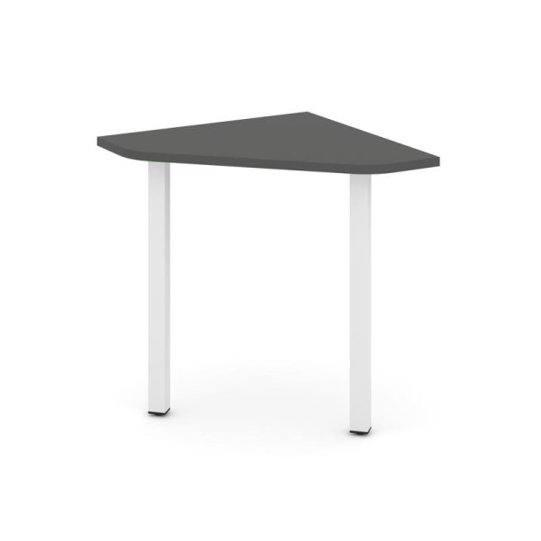 Угловой элемент стола SN-5.USP-001 (600х600х750) (Антрацит/Металл Белый)
