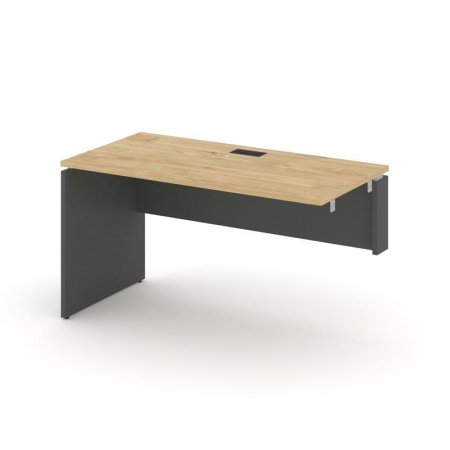 Стол-приставка к опорным элементам SN-D.OPRS-013(R) (1380х700х750) (Тиквуд Светлый/Антрацит)